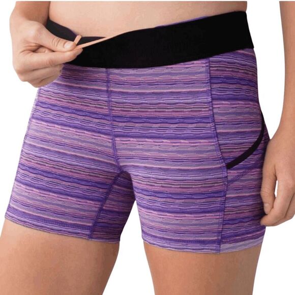 LULULEMON ATHLETICA What The Sport Short 'Full On Luxtreme 4' Size 4 - Picture 2 of 6